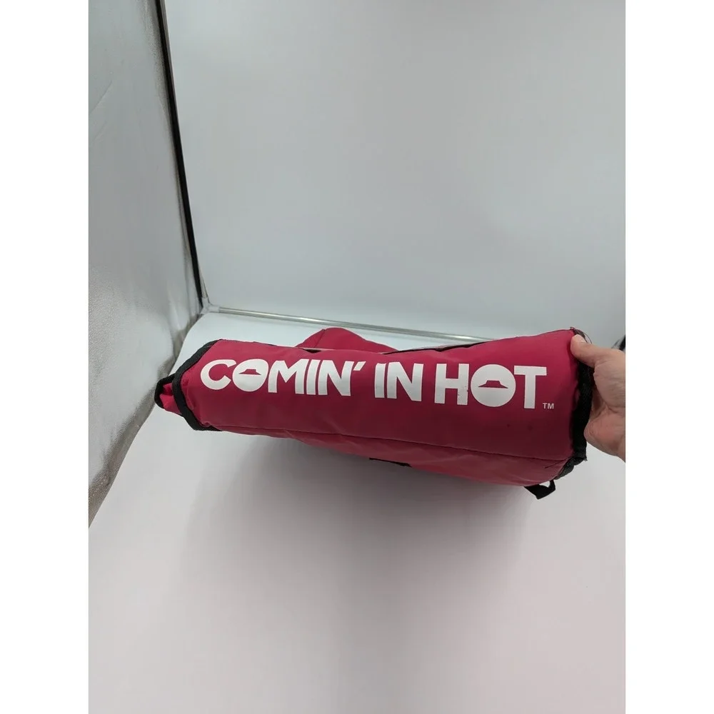 Vintage‎ Pizza Hut Insulated Delivery Bag Comin In Hot Version Red